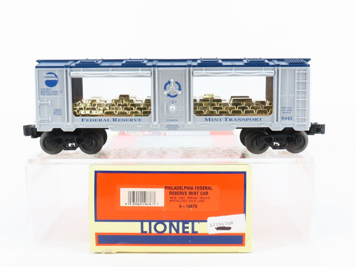 O Gauge 3-Rail Lionel #6-19676 6445 Philadelphia Federal Reserve Mint Car #19676