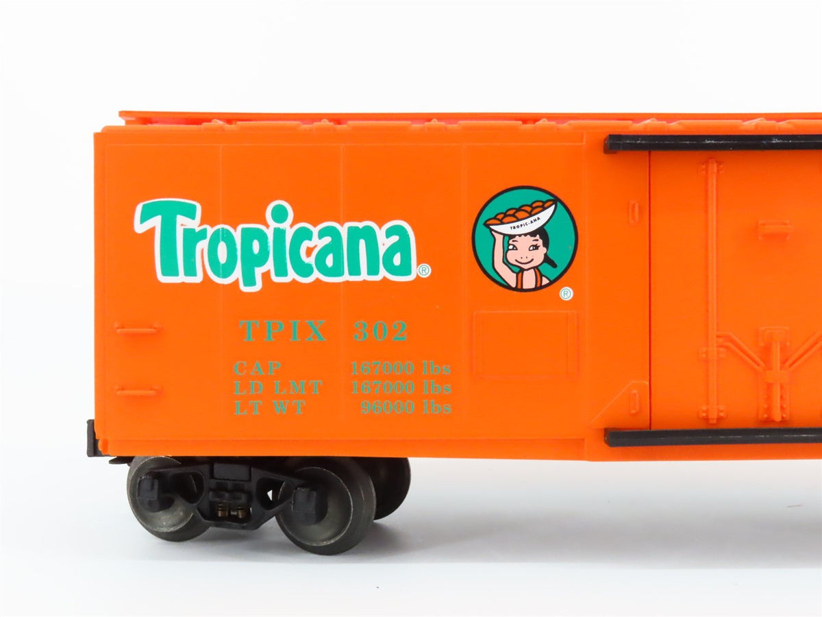 O Gauge 3-Rail Lionel #6-17309 TPIX Tropicana Steel Reefer #302