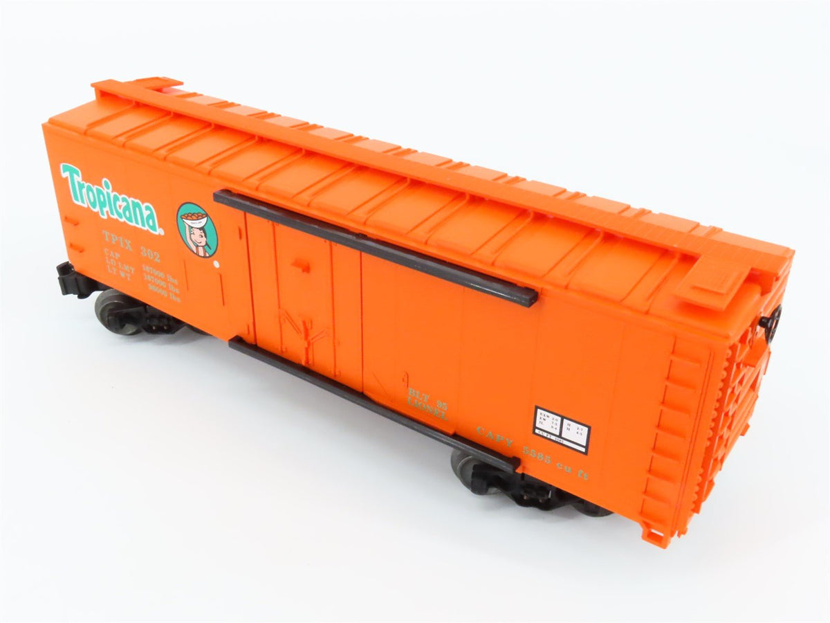 O Gauge 3-Rail Lionel #6-17309 TPIX Tropicana Steel Reefer #302