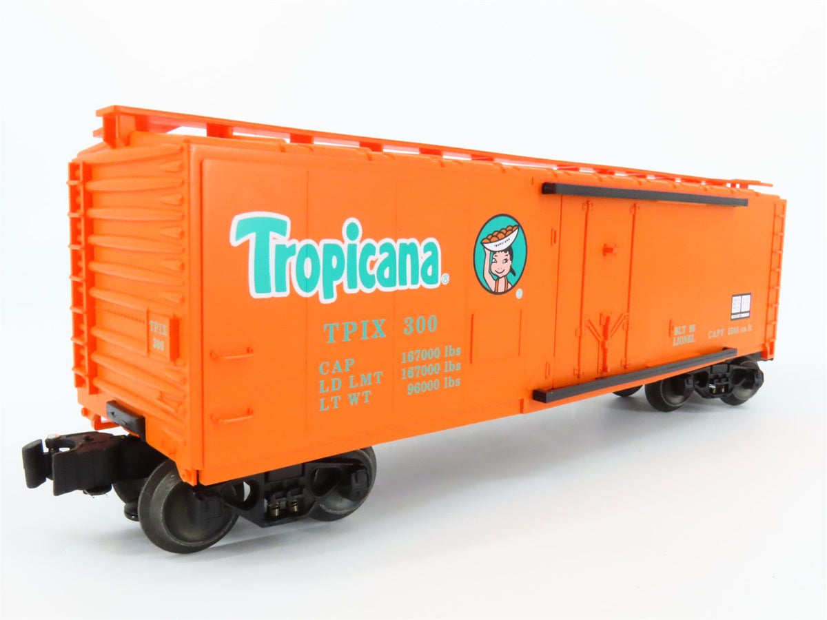 O Gauge 3-Rail Lionel #6-17307 TPIX Tropicana Steel Reefer #300