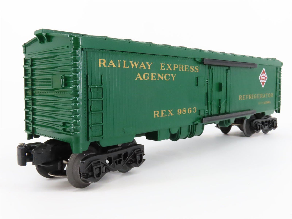 O Gauge 3-Rail Lionel #6-9863 REX REA Railway Express Agency Reefer #9863