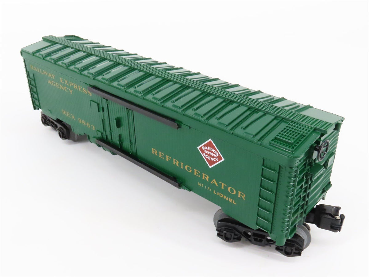 O Gauge 3-Rail Lionel #6-9863 REX REA Railway Express Agency Reefer #9863