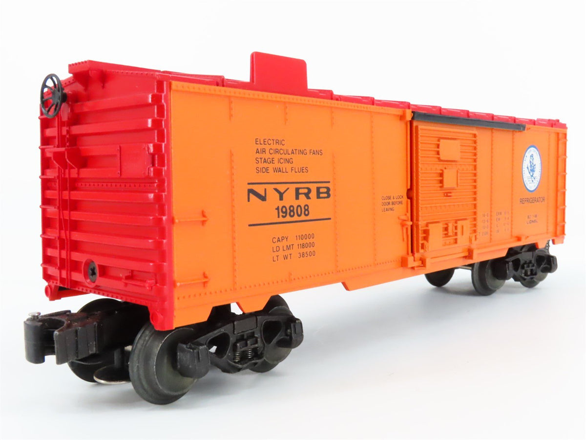 O Gauge 3-Rail Lionel #6-19808 NYRB New York Central &quot;Early Bird&quot; Reefer #19808