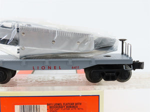 O Gauge 3-Rail Lionel #6-16969 Lionel Flat Car #6411 w/ Beechcraft Bonanza