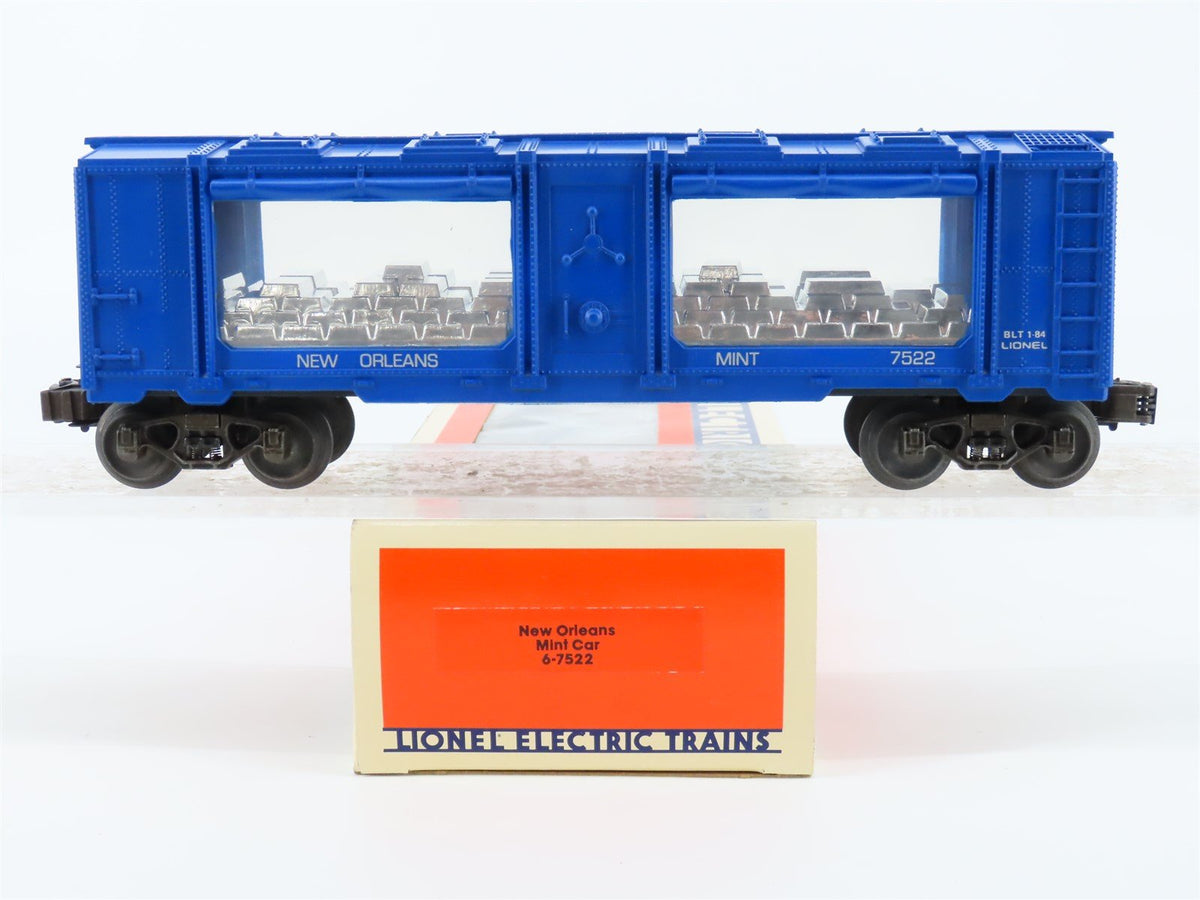 O Gauge 3-Rail Lionel #6-7522 New Orleans Mint Car w/ Silver Bars