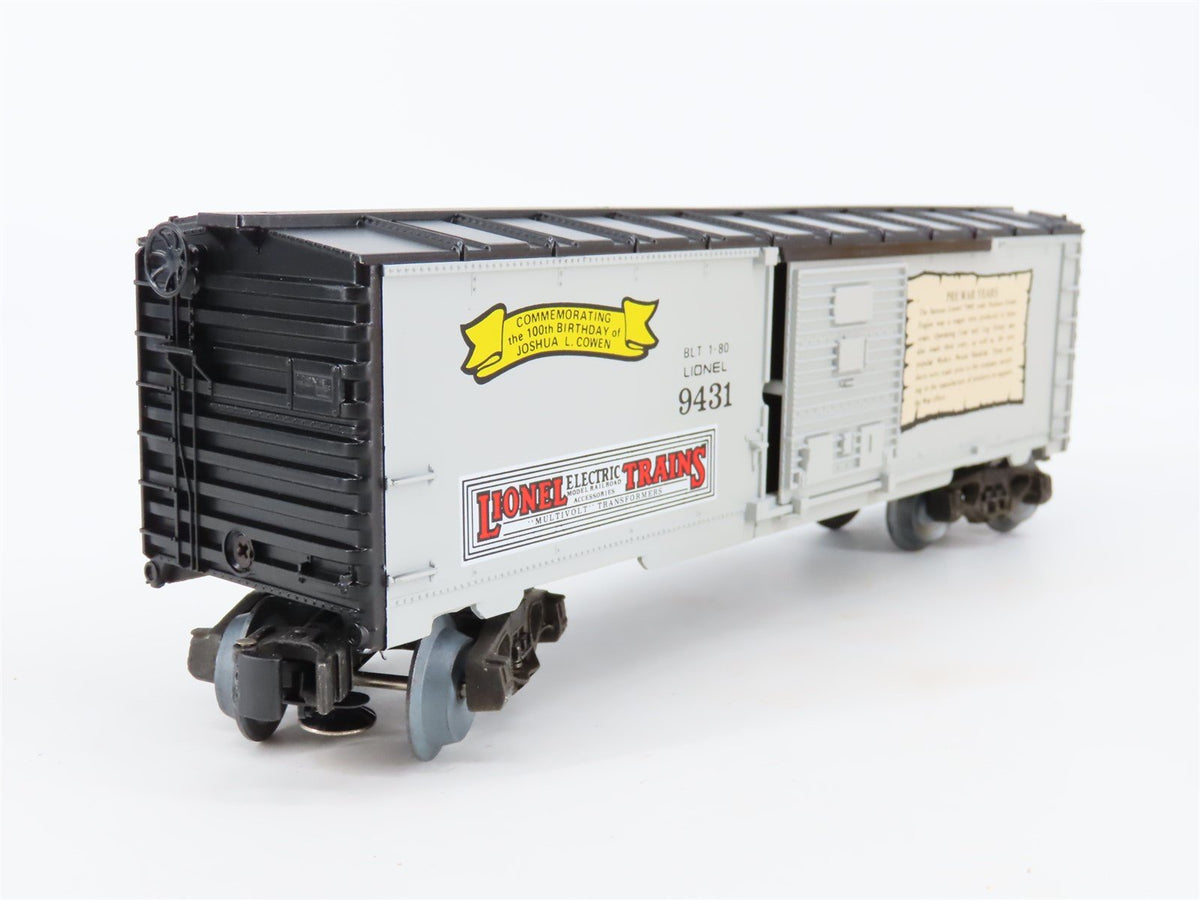 O Gauge 3-Rail Lionel #6-9431 Joshua Lionel Cowen Box Car - The Pre War Years