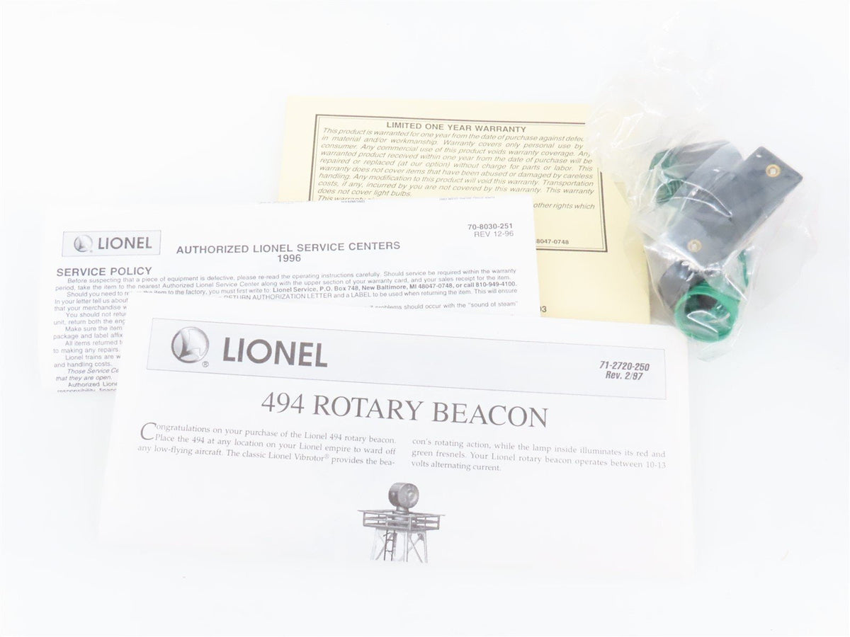 O 1/48 Scale Lionel 6-12966 Rotary Aircraft Beacon Tower