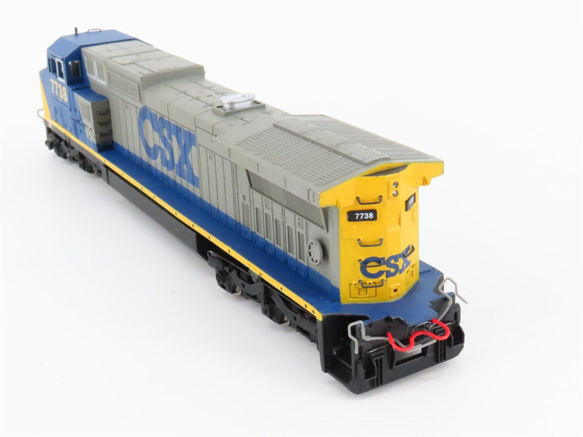 HO Scale Bachmann Spectrum 86013 CSX Dash 8-40CW Wide Cab Diesel #7738