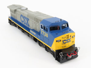 HO Scale Bachmann Spectrum 86013 CSX Dash 8-40CW Wide Cab Diesel #7738