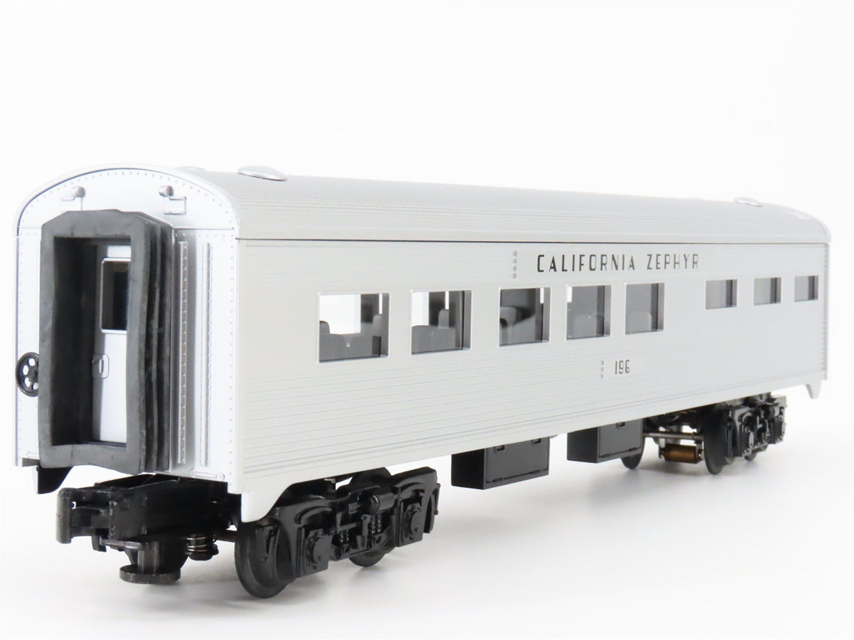 O Gauge 3-Rail MTH Rail King 30-6054 California Zephyr Passenger Car Set of 2