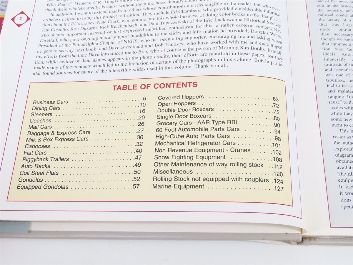 Morning Sun: EL Color Guide to Freight &amp; Passenger Equip. by De Young ©1995 Book