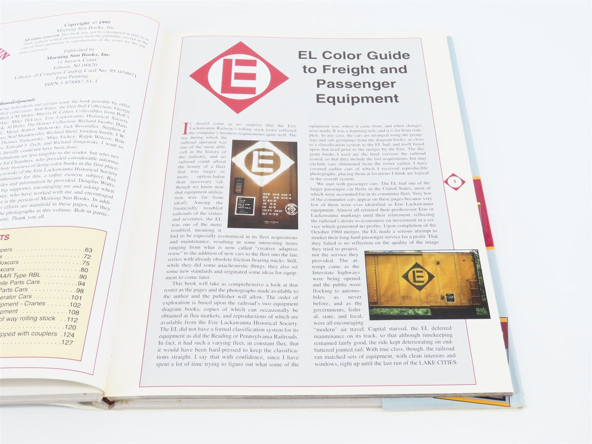 Morning Sun: EL Color Guide to Freight &amp; Passenger Equip. by De Young ©1995 Book