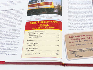 Morning Sun Books: Erie Lackawanna Trackside with The McCarthys ©2006 HC Book