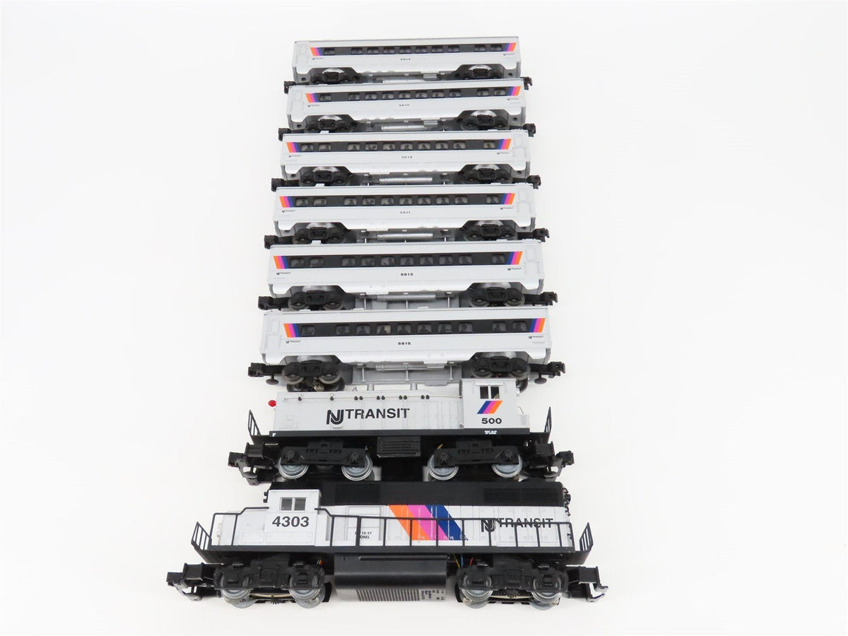 O Gauge 3-Rail Lionel 6-11833 NJ Transit Diesel Set w/Track &amp; Control - Custom