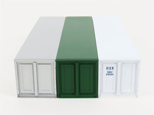 O Scale Lionel 6-12826 CSX / GN / NYC Intermodal Containers - Set of 3