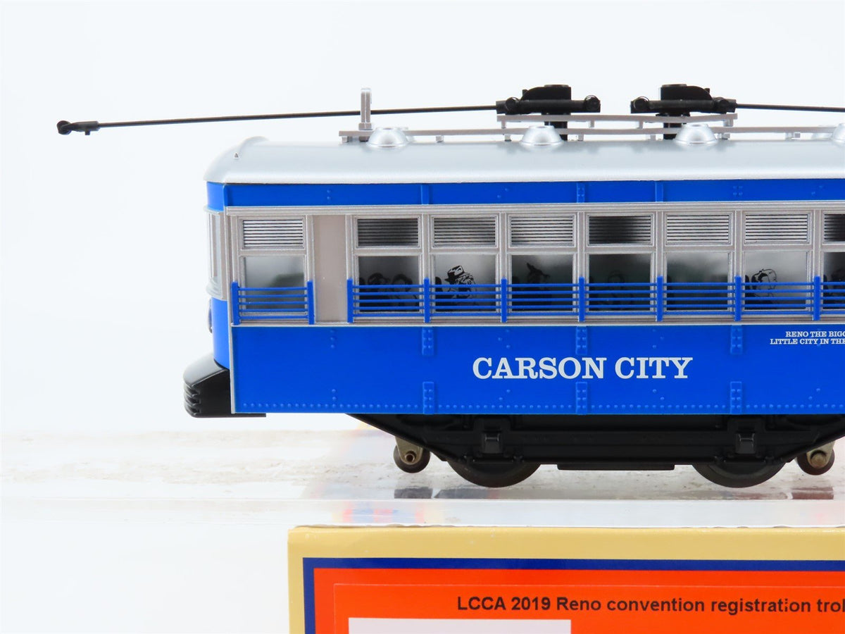 O Gauge 3-Rail Lionel 6-58047 LCCA 2019 Reno Convention Electric Trolley