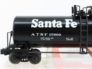 O Gauge 3-Rail Lionel 6-17900 ATSF Santa Fe Uni-Body Tank Car #17900