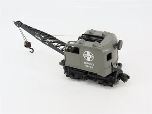 O Gauge 3-Rail Lionel 6-18405 ATSF Santa Fe Burro Crane Powered