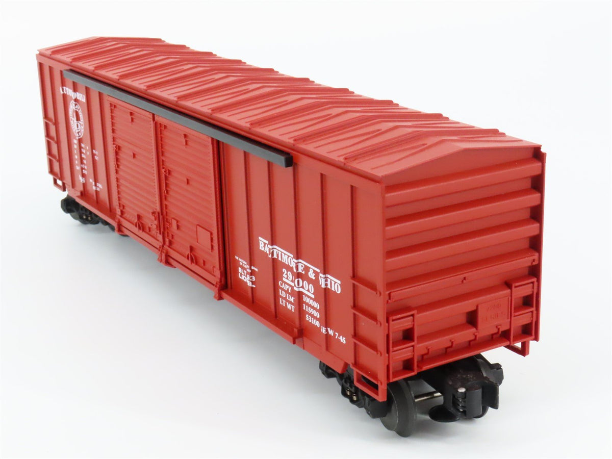 O Gauge 3-Rail Lionel 6-17209 B&amp;O Baltimore &amp; Ohio Double Door Box Car #296000