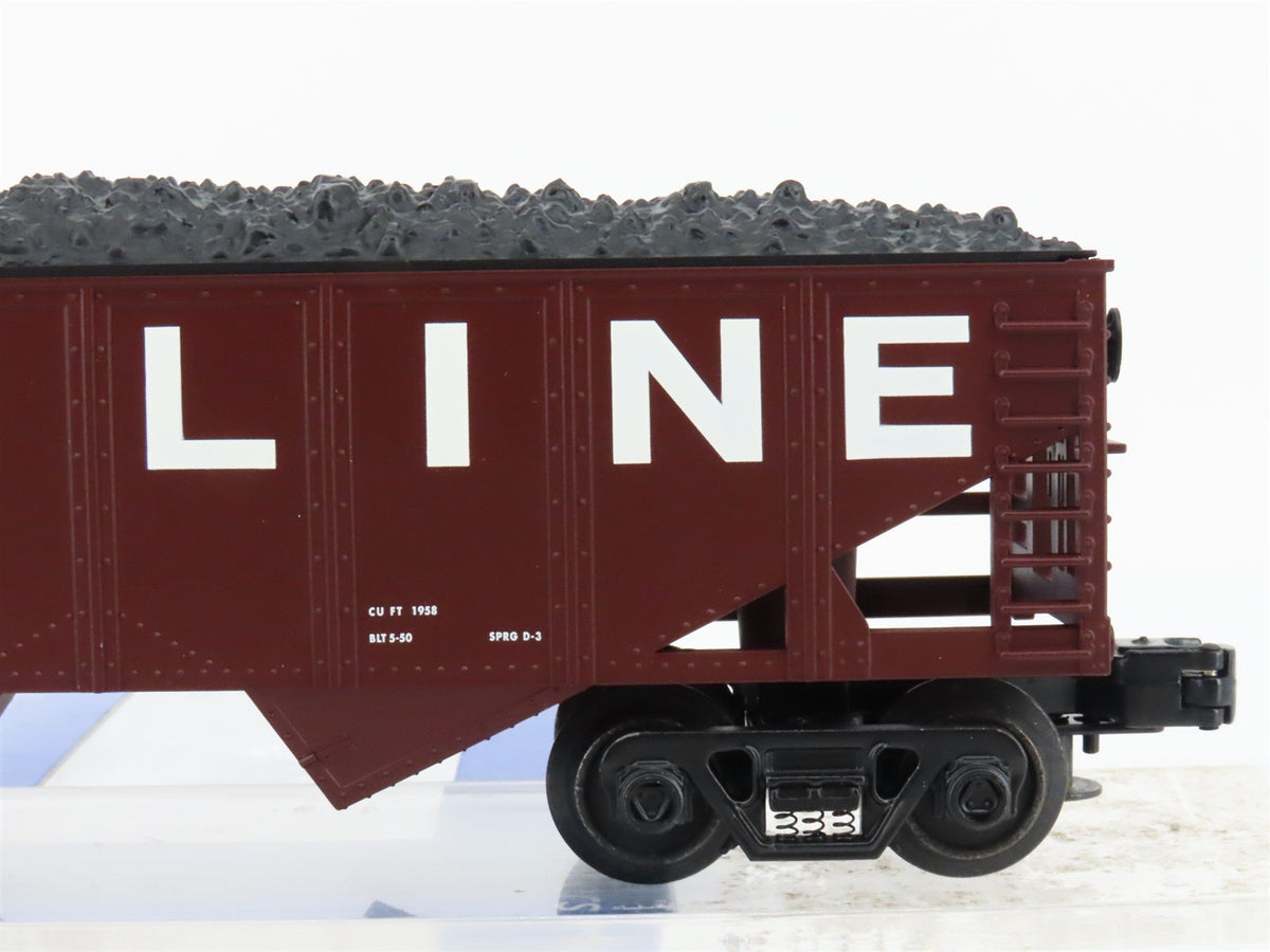 O Gauge 3-Rail Industrial Rail IDM 4006 SOO Line 2-Bay Hopper #44649 w/ Load