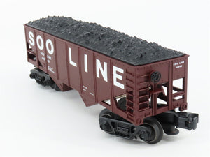 O Gauge 3-Rail Industrial Rail IDM 4006 SOO Line 2-Bay Hopper #44649 w/ Load