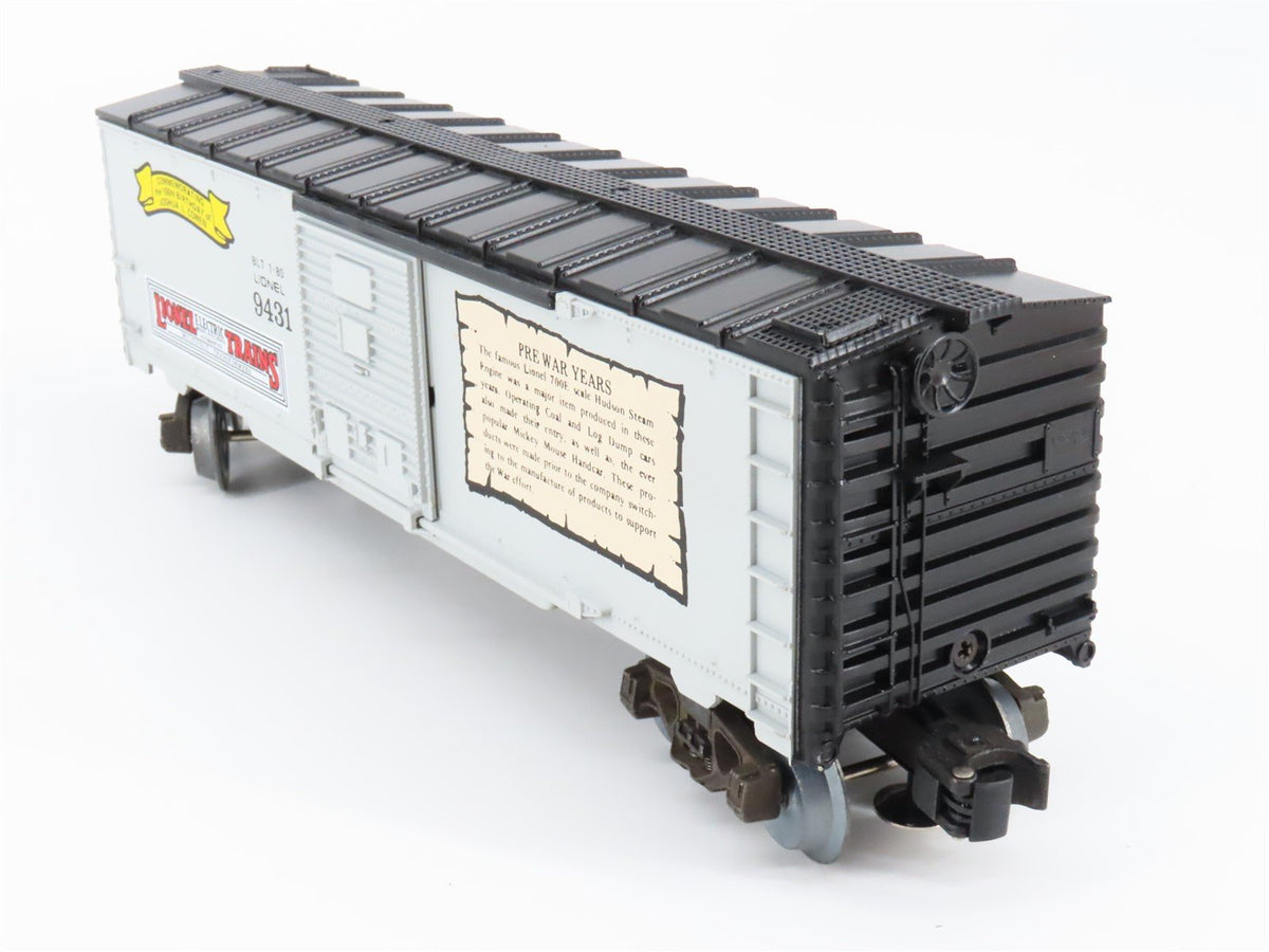 O Gauge 3-Rail Lionel 6-9431 Joshua L Cowen Commemorative Box Car #9431