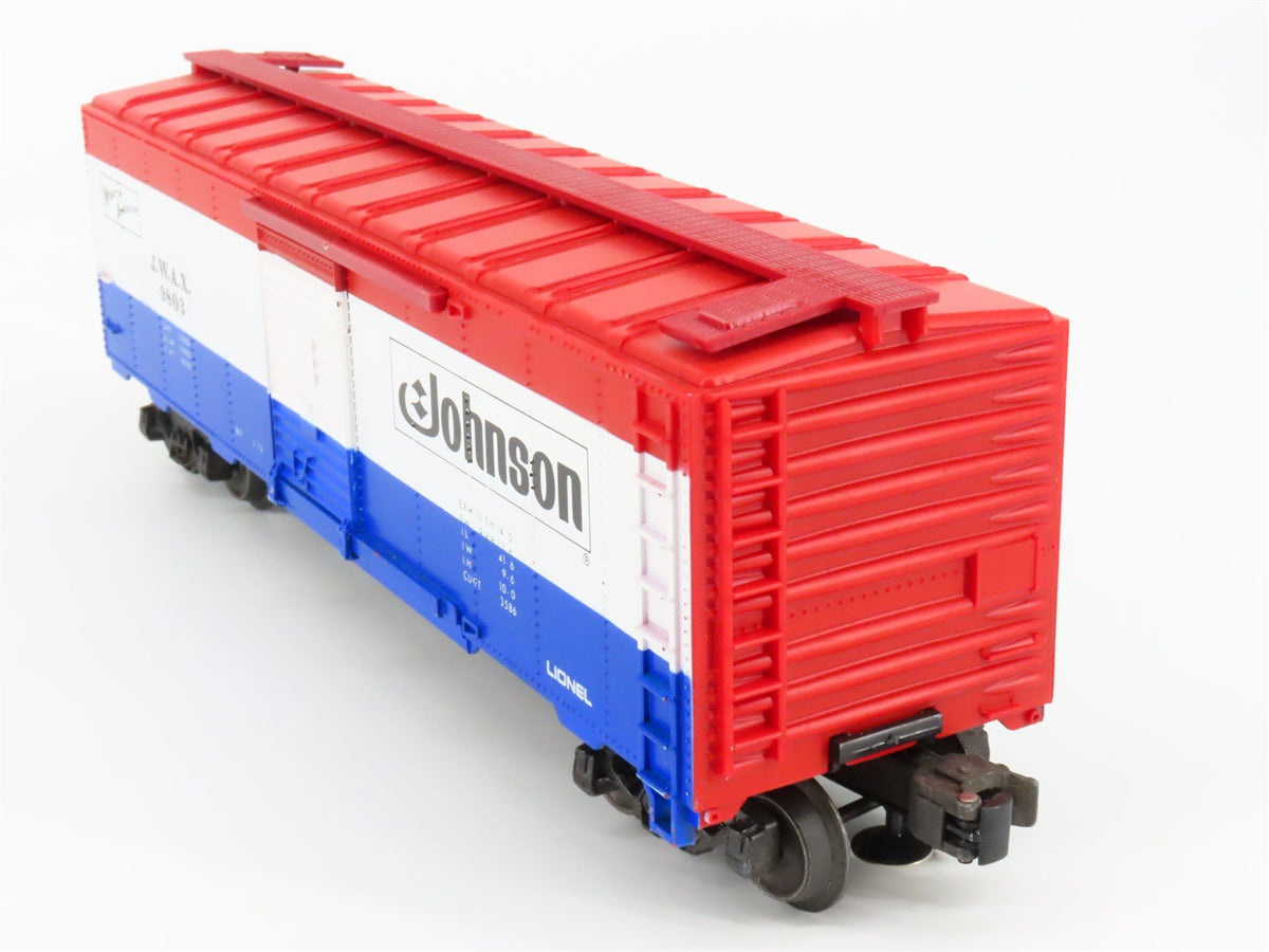 O Gauge 3-Rail Lionel 6-9803 JWAX Johnson Wax Single Door Box Car #9803