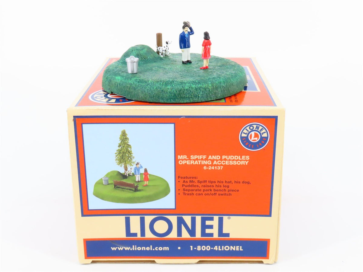 O 1/48 Scale Lionel 6-24137 &quot;Mr. Spiff &amp; Puddles&quot; Animated Scene