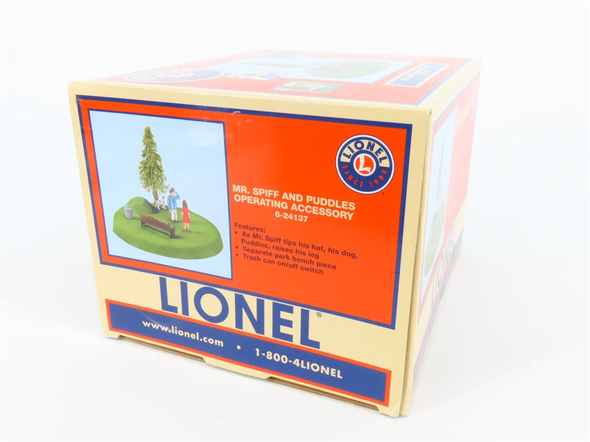 O 1/48 Scale Lionel 6-24137 &quot;Mr. Spiff &amp; Puddles&quot; Animated Scene