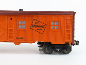 O Gauge 3-Rail Freight Lionel 6-19656 MILW Milwaukee Road Bunk Car w/ Smoke