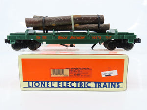 O Gauge 3-Rail Lionel 6-16675 GN Great Northern Log Dump Car #16675