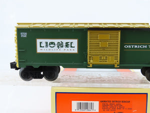 O Gauge 3-Rail Lionel 6-19864 Wildlife Park Animated Ostrich Box Car #9700