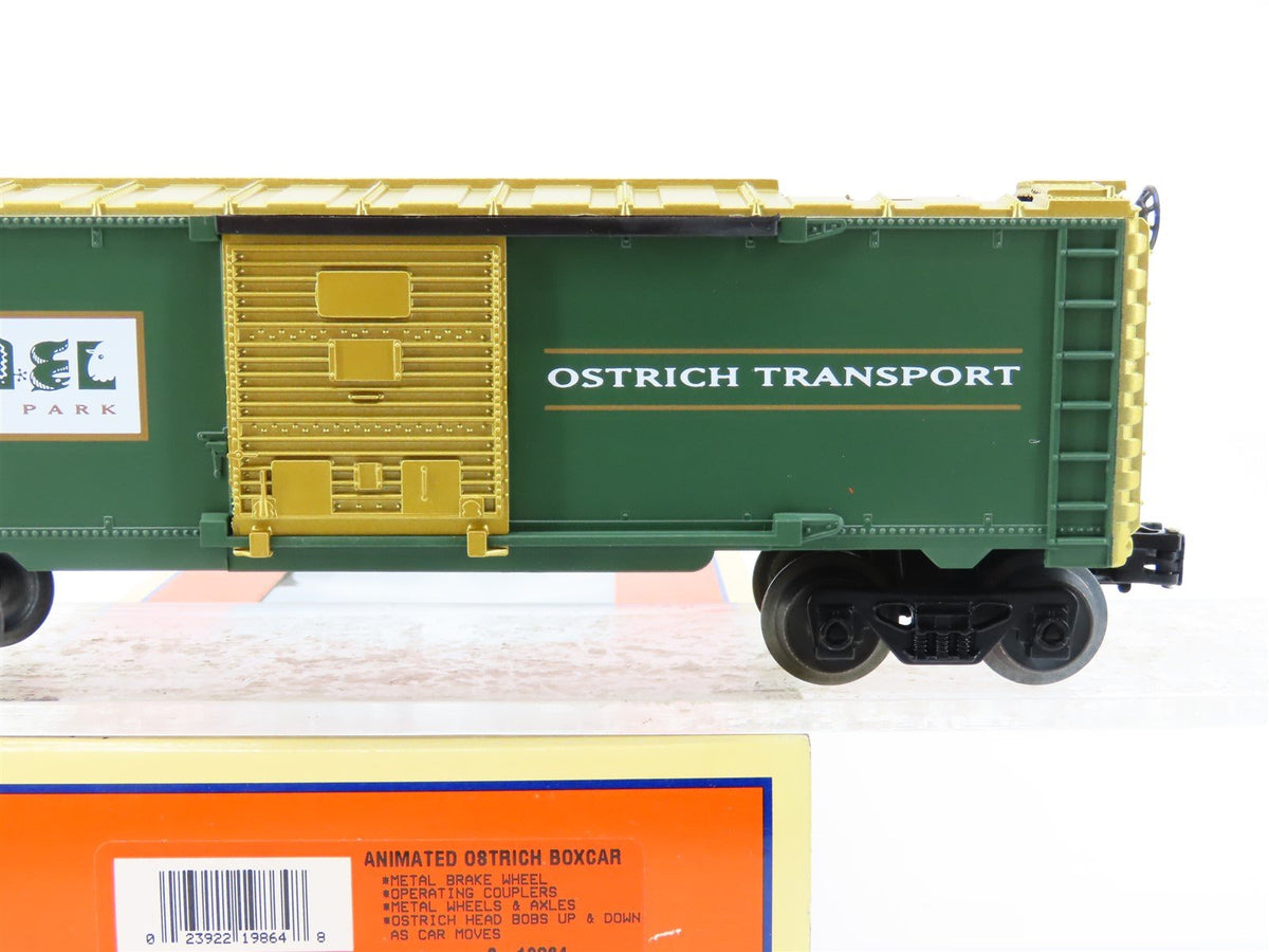 O Gauge 3-Rail Lionel 6-19864 Wildlife Park Animated Ostrich Box Car #9700