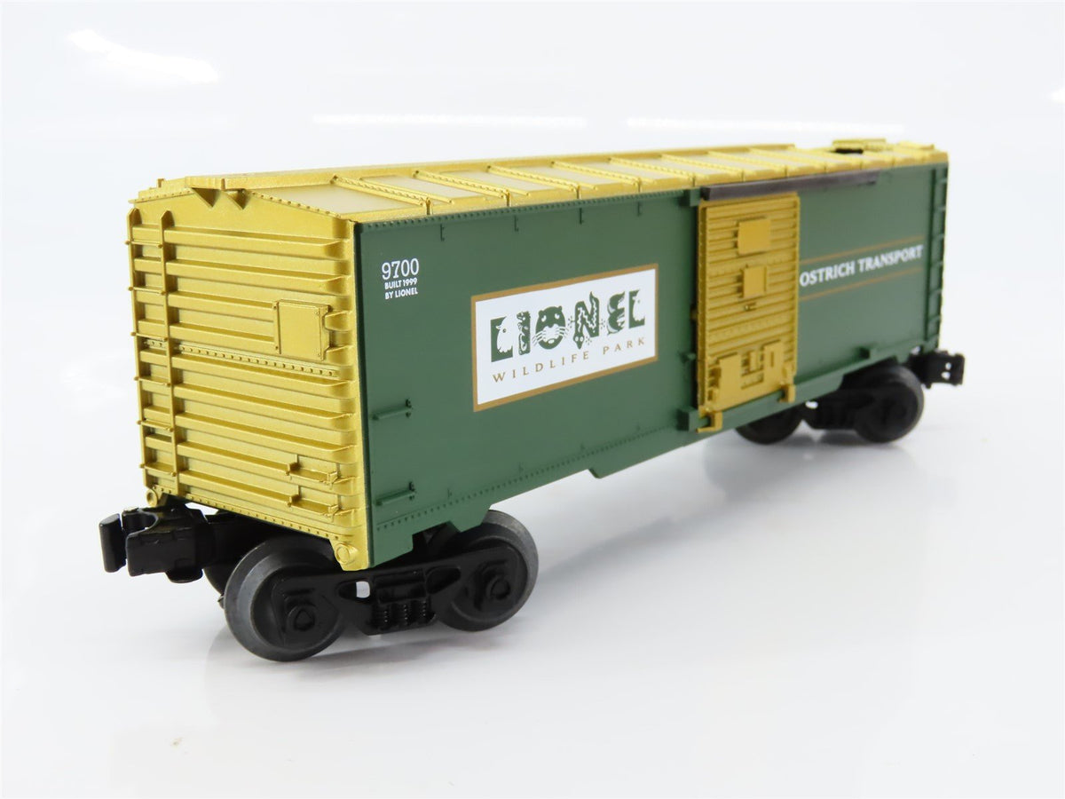 O Gauge 3-Rail Lionel 6-19864 Wildlife Park Animated Ostrich Box Car #9700