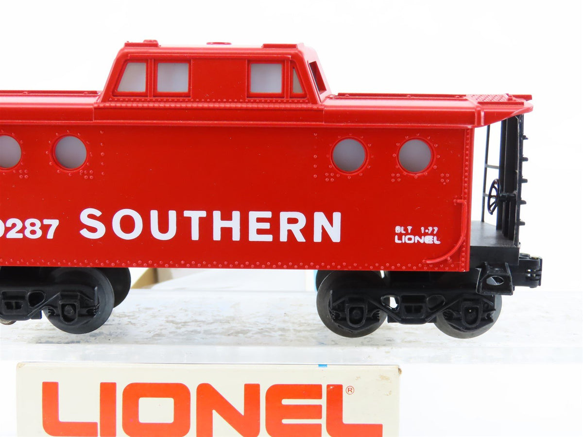 O Gauge 3-Rail Lionel 6-9287 SOU Southern Railway Caboose #9287 - Lighted