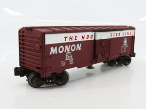 O Gauge 3-Rail Lionel 6-9218 CIL Monon Mail Delivery Operating Box Car #9218