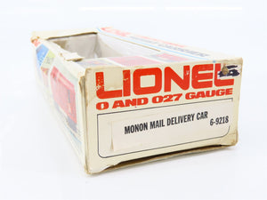 O Gauge 3-Rail Lionel 6-9218 CIL Monon Mail Delivery Operating Box Car #9218