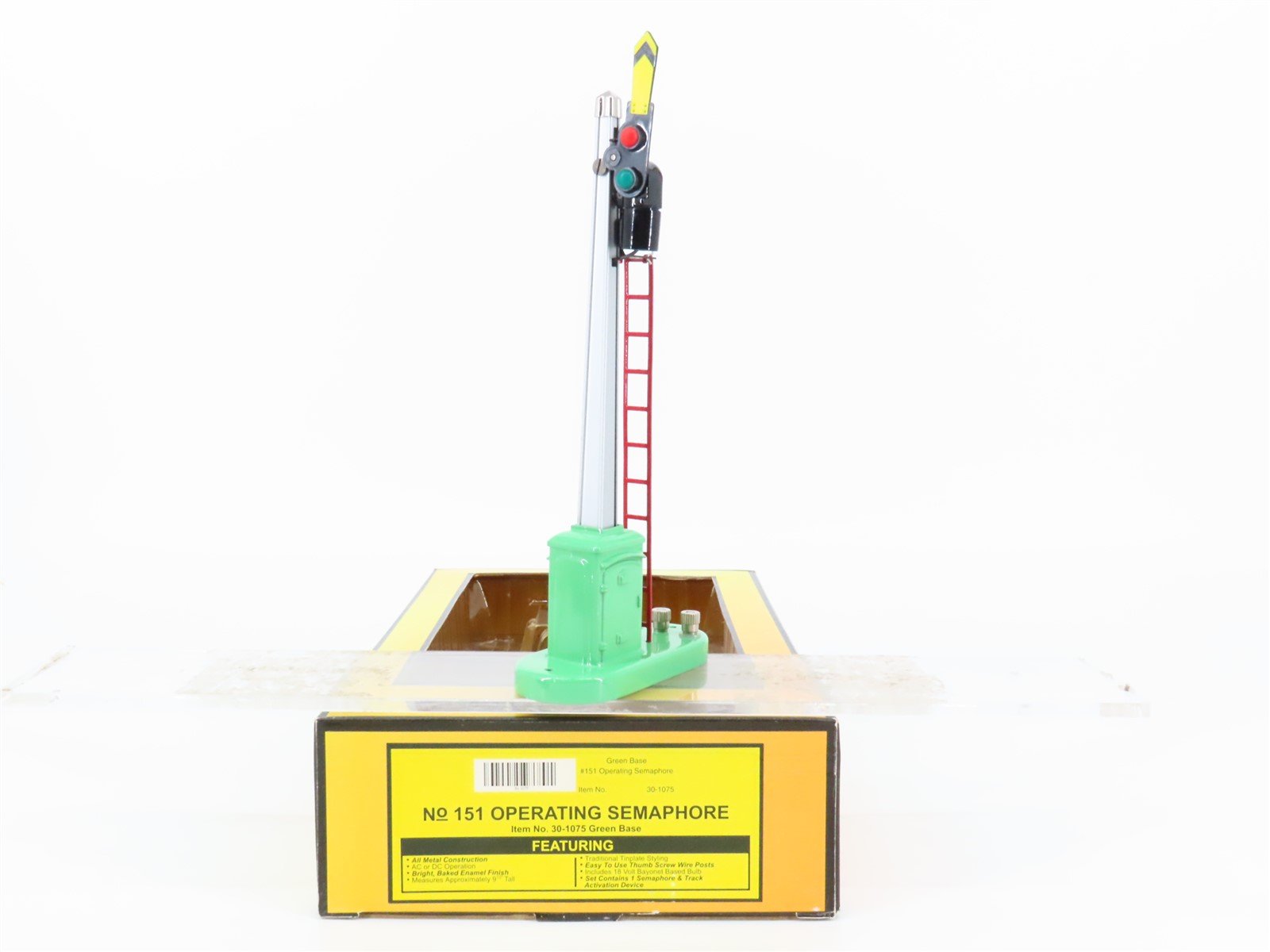 O Scale MTH 30-1075 No 151 Operating Semaphore Signal