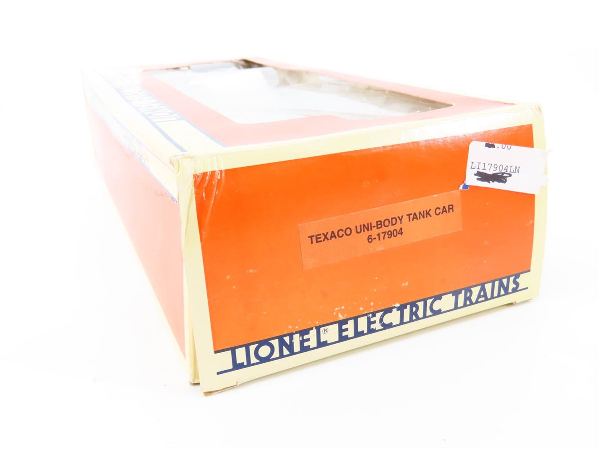 O Gauge 3-Rail Lionel 6-17904 Texaco Uni-Body Tank Car #17904