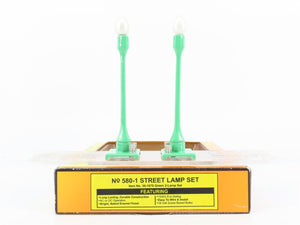 O Scale MTH 30-1070 No 580-1 Street Lamp Set 2-Pack