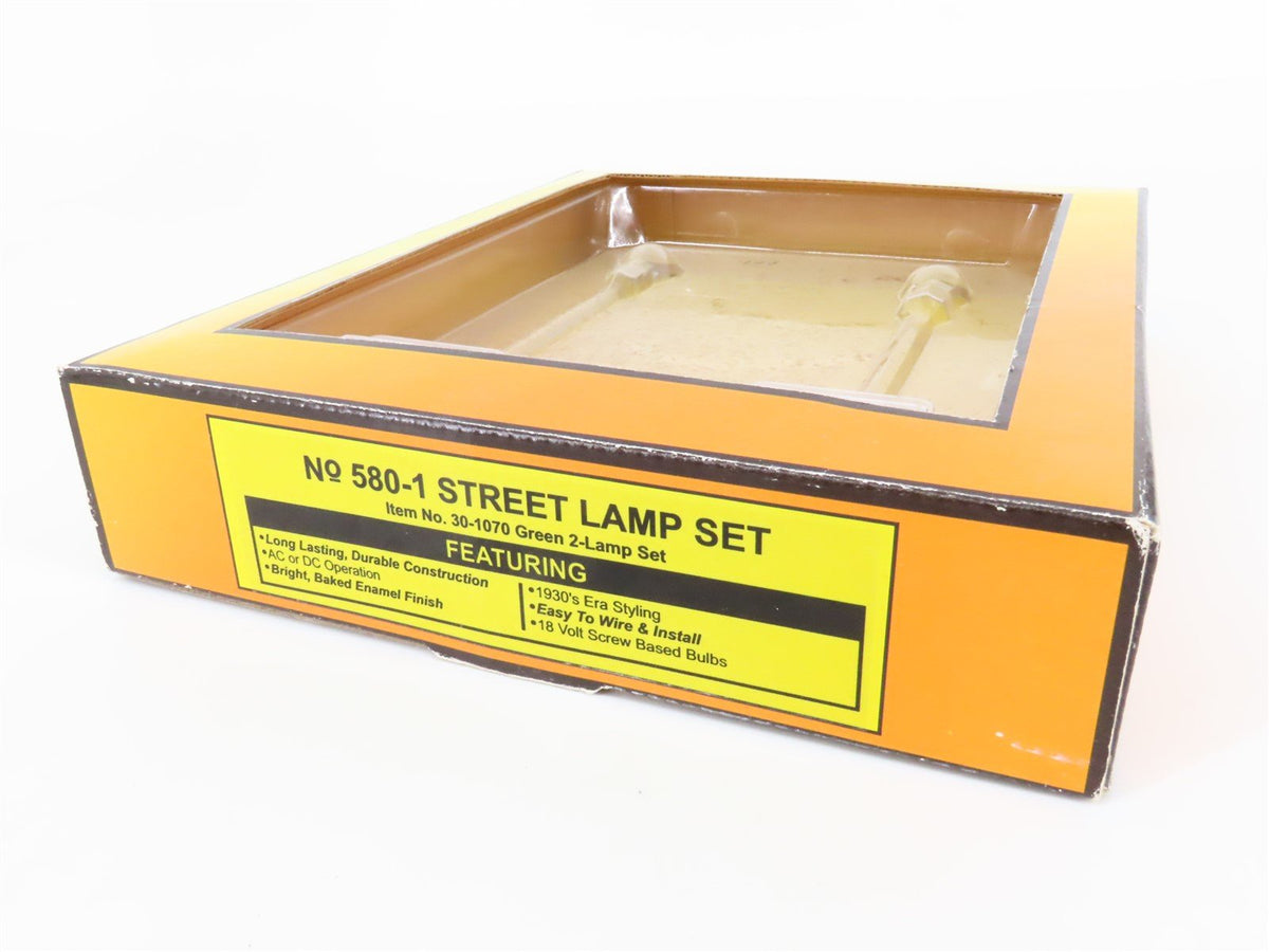 O Scale MTH 30-1070 No 580-1 Street Lamp Set 2-Pack