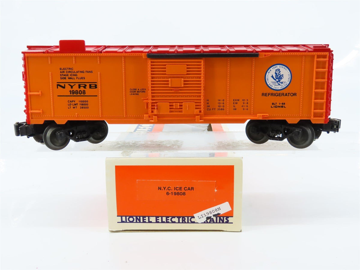 O Gauge 3-Rail Lionel 6-19808 NYRB New York Central Operating Ice Car #19808