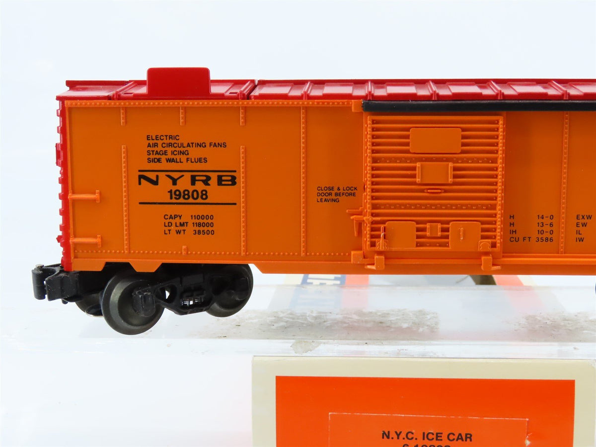 O Gauge 3-Rail Lionel 6-19808 NYRB New York Central Operating Ice Car #19808