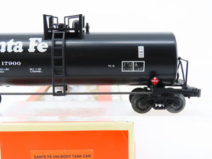 O Gauge 3-Rail Lionel 6-17900 ATSF Santa Fe Uni-Body Tank Car #17900