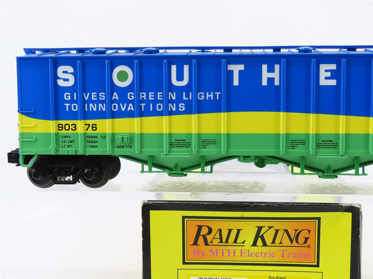 O Gauge 3-Rail MTH Rail King 30-75126 SOU Southern Wave 2-Bay Airslide Hopper