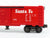 O Gauge 3-Rail Lionel 6-19805 ATSF Santa Fe Operating Single Door Box Car #19805