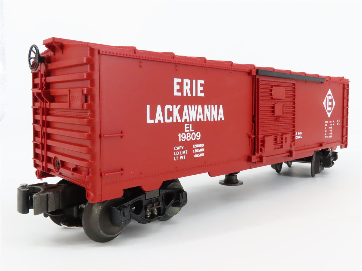 O Gauge 3-Rail Lionel 6-19809 EL Erie Lackawanna Operating Box Car #9228