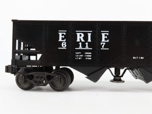 O Gauge 3-Rail Lionel 6-6117 ERIE Railroad Operating 2-Bay Hopper #6117