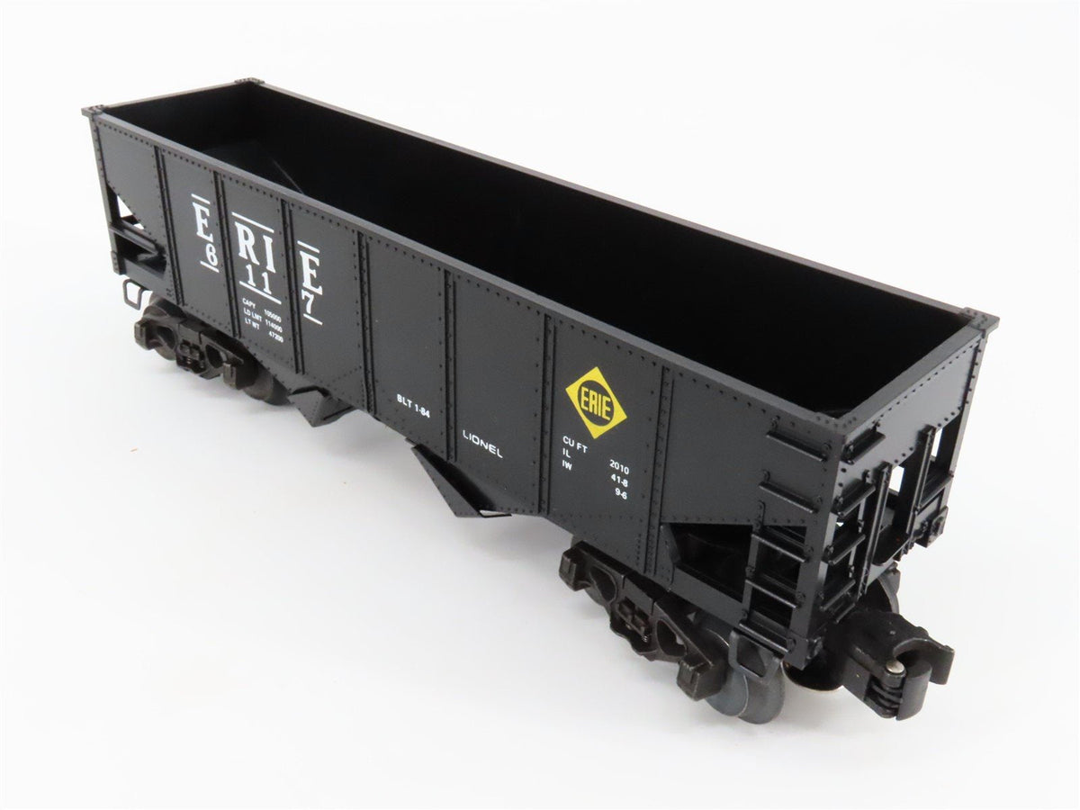 O Gauge 3-Rail Lionel 6-6117 ERIE Railroad Operating 2-Bay Hopper #6117