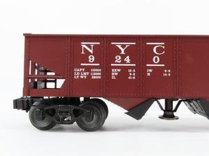 O Gauge 3-Rail Lionel 6-9240 NYC New York Central Operating 2-Bay Hopper #9240